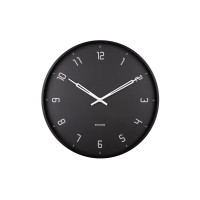 Nástenné hodiny Karlsson 5950BK, 40cm